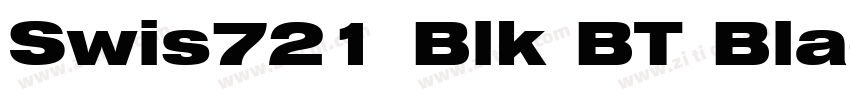 Swis721 Blk BT Black字体转换